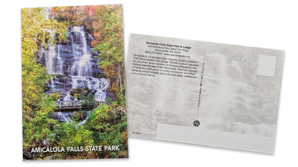 Postcard of Amicalola Falls State Park