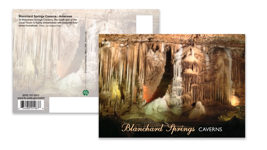 Blanchard Springs Caverns postcard