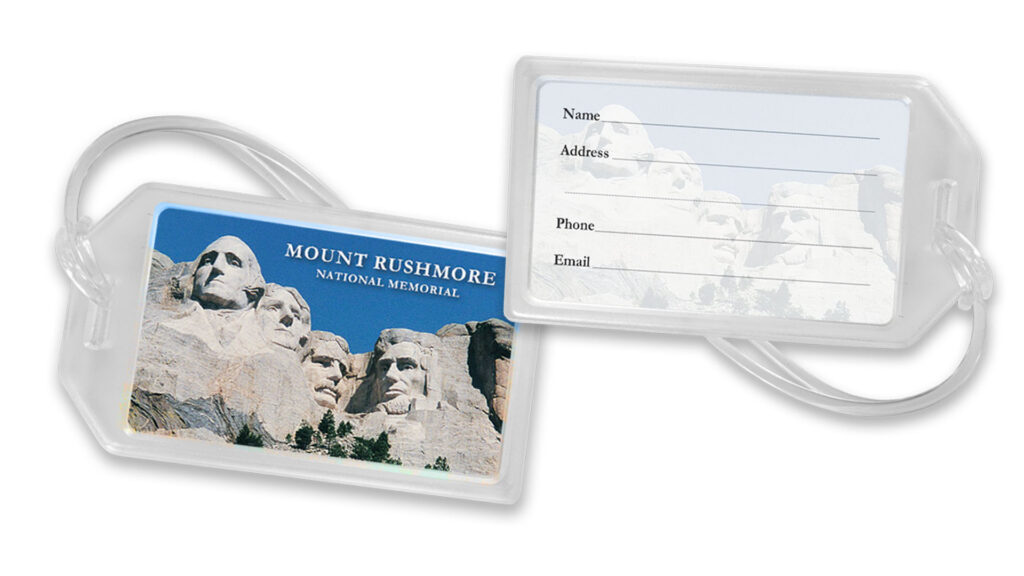 Mount Rushmore Luggage Tags