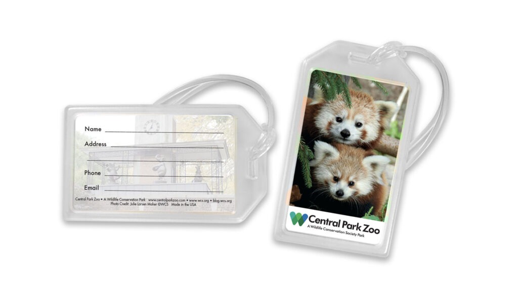 Central Park Zoo Luggage Tag