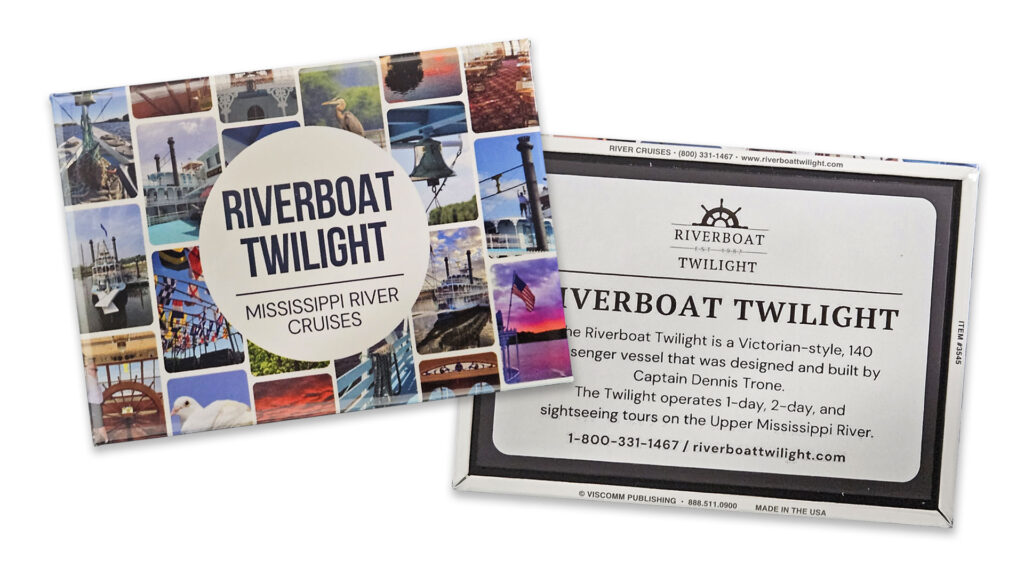 Magnet with Riverboat Twilight images